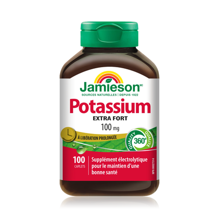Jamieson - Extra Strength Timed Release Potassium 100 mg | 100 Caplets