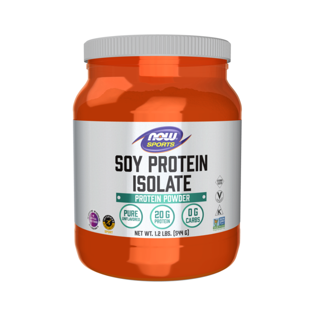 NOW - Isolat de soja pur sans saveur | 544 g