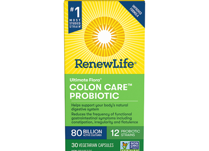 Renew Life - Ultimate Flora Colon Care 80Bil | 30 Capsules