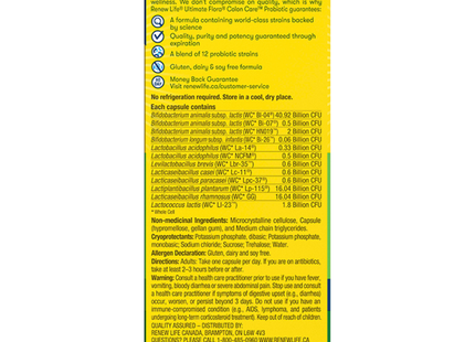 Renew Life - Ultimate Flora Colon Care 80Bil | 30 Capsules