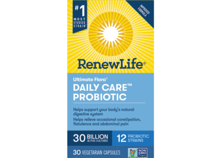 Renew Life - Ultimate Flora Soins quotidiens 30 milliards | 30 capsules