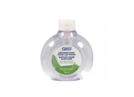 *Option + - Instant Hand Sanitizer - Aloe & Apple Scent | 250 mL