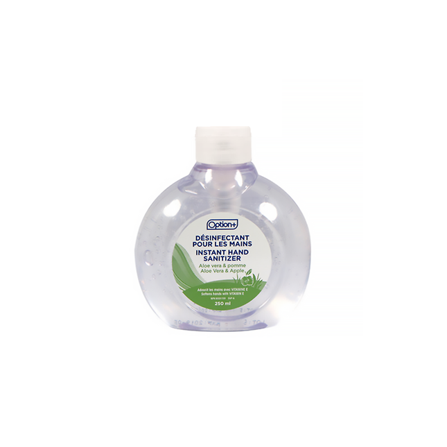 *Option + - Instant Hand Sanitizer - Aloe & Apple Scent | 250 mL