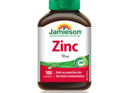 Jamieson - Zinc Gluconate 10 mg | 100 Tablets
