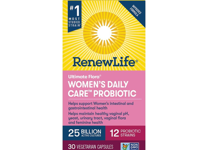Renew Life - Ultimate Flora Women's Daily Care 25B | 30 Capsules
