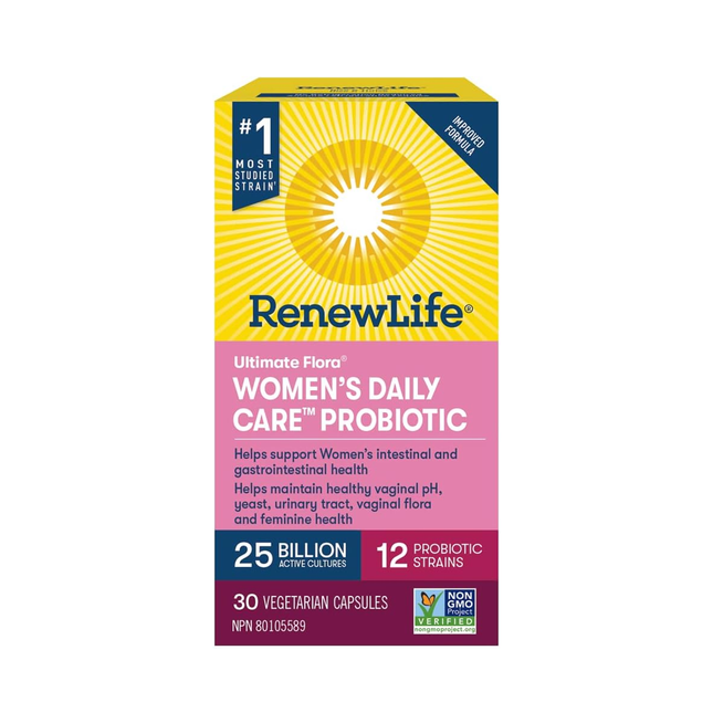 Renew Life - Soin quotidien pour femme Ultimate Flora 25B | 30 capsules