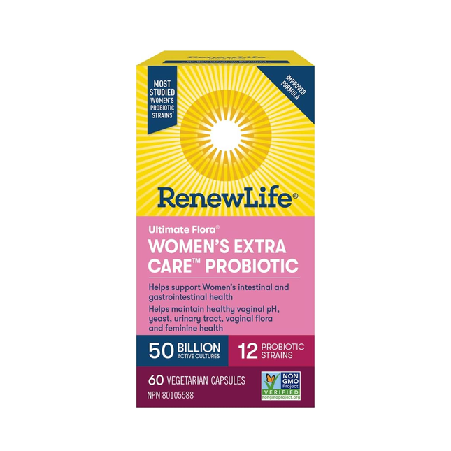 Renew Life - Ultimate Flora Women's Extra Care Probiotic | 60 Capsules