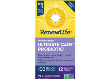 Renew Life - Ultimate Flora Ultimate Care 100 milliards | 14 gélules