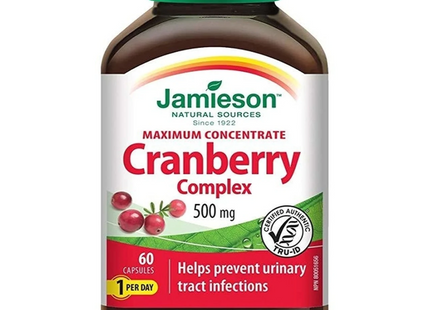 Jamieson - Cranberry Complex, 500mg | 60 Capsules