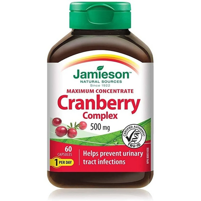 Jamieson - Complexe de canneberge, 500 mg | 60 Gélules