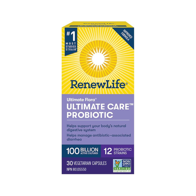 Renew Life - Ultimate Flora Soin Ultime 100 milliards | 30 capsules