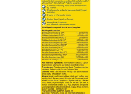Renew Life - Ultimate Flora Ultimate Care 100Bil | 30 Capsules