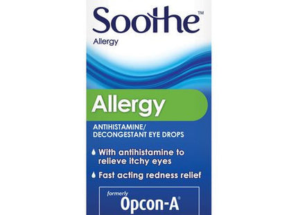 Soothe Allergy Decongestant Eye Drops | 15 ml