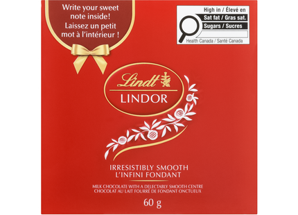 Lindt - Lindor Irresistibly Smooth Milk Chocolate Box | 60 g