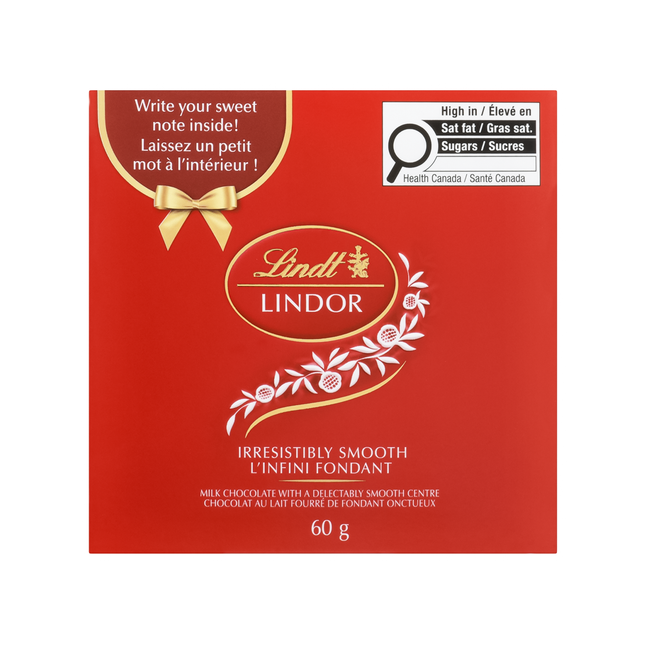 Lindt - Lindor Irresistibly Smooth Milk Chocolate Box | 60 g