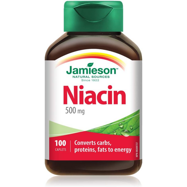 Jamieson - Niacin 500mg | 100 Caplets