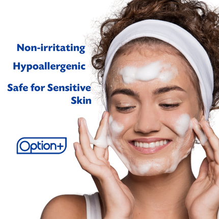 Option+ Nettoyant hypoallergénique pour les peaux sujettes aux imperfections | 500 ml