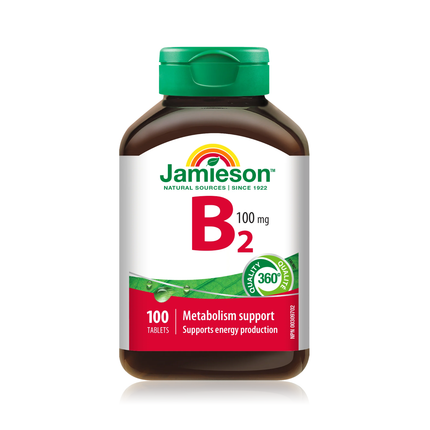 Jamieson - Vitamin B2 100 mg | 100 Tablets