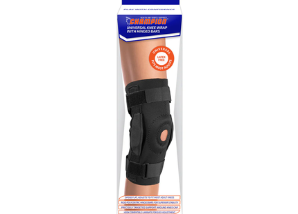 Champion - Universal Knee Wrap With Hinged Bars