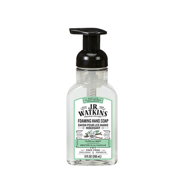 J.R. Watkins - Foaming Hand Soap - Vanilla Mint Scent | 266 ml