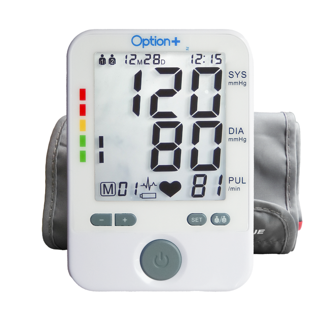 Option+ Easy Viewing Blood Pressure Monitor