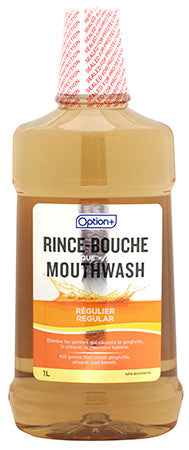 Option+ Regular Antiseptic Mouthwash | 1 L