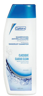 Option+ Shampoing et revitalisant antipelliculaire classique 2 en 1 | 420 ml