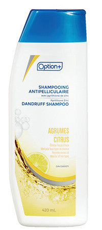 Option+ Anti-Dandruff Shampoo with Citrus | 420 ml