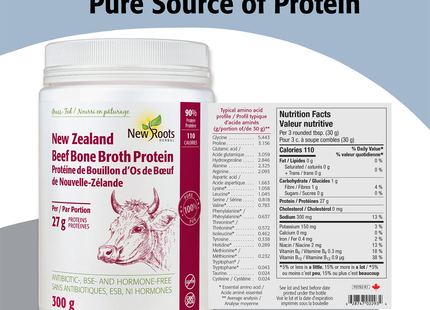 New Roots - New Zealand Beef Bone Broth Protein | 300 g