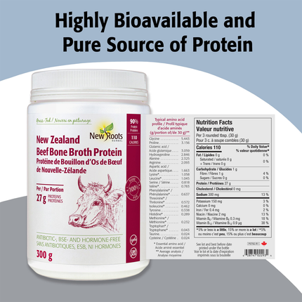New Roots - New Zealand Beef Bone Broth Protein | 300 g