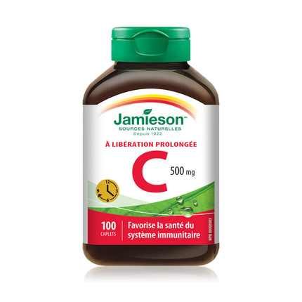 Jamieson - Vitamine C 500 mg, à libération prolongée | 100 comprimés