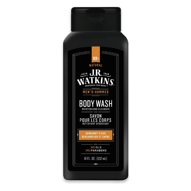 JR Watkins - Nettoyant pour le corps pour hommes avec nettoyant hydratant | 532 ml