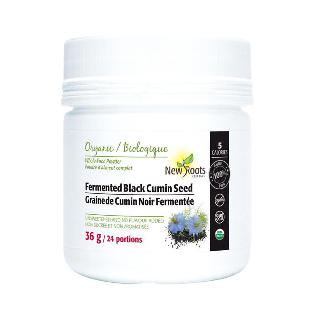New Roots - Organic Fermented Black Cumin Seed Whole-Food Powder | 36 g