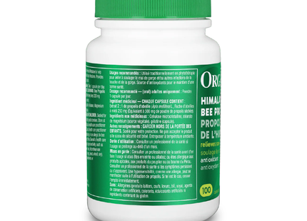 Organika - Himalayan Bee Propolis 500 mg | 100 Caplets