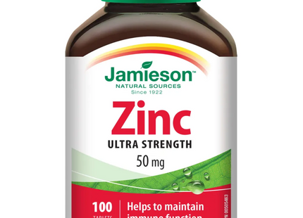 Jamieson - Ultra Strength Zinc 50mg | 100 Tablets