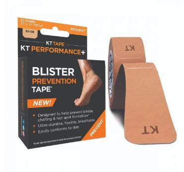 KT Tape Performance+ Blister Prevention Tape - Beige | 30 Pre-Cut Strips