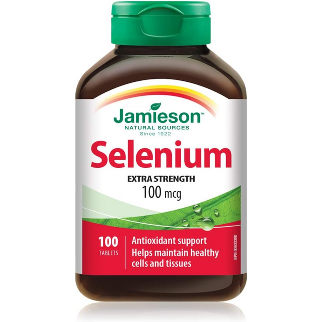 Jamieson - Sélénium extra fort 100mcg | 100 comprimés