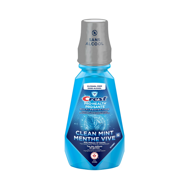 Crest - Pro-Health Multi-Protection Alcohol-Free Mouthwash - Clean Mint | 500 mL