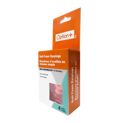 Option+ - Soft Foam Earplugs