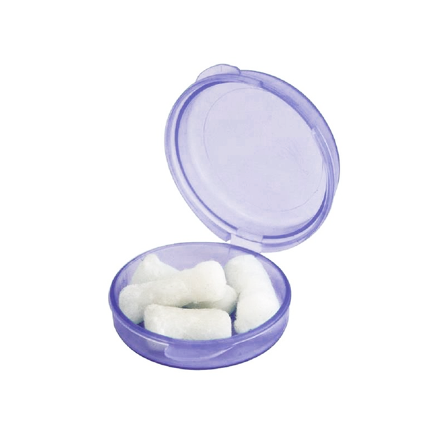 Option+ - Soft Wax Ear Plugs with Case | 6 Pairs + 1 Case