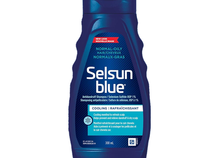 Selsun Blue - Antidandruff Shampoo Normal-Oily Hair, Cooling | 300 mL