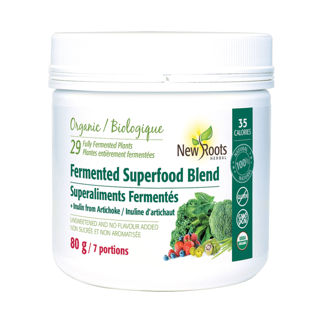 New Roots - Organic Fermented Superfood Blend + Inulin from Jerusalem Artichoke | 80 g