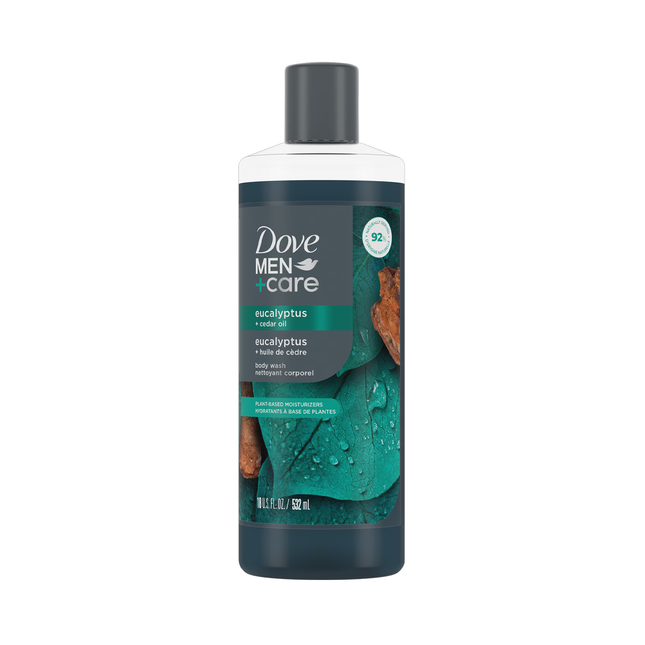 Dove - Men+Care Body Wash, Eucalyptus + Cedar Oil | 532 mL
