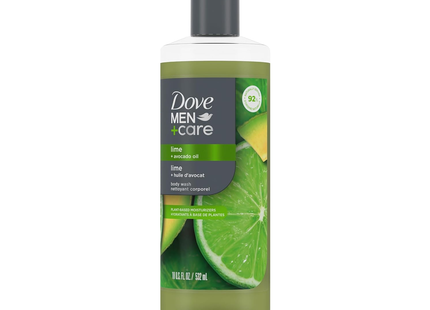 Dove - Gel douche Men+Care, citron vert et huile d'avocat | 532 ml
