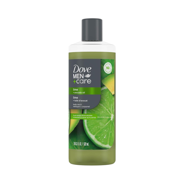 Dove - Gel douche Men+Care, citron vert et huile d'avocat | 532 ml