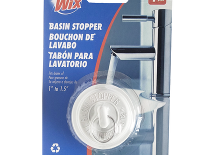 Wix - Basin Stopper - 1" - 1.5" Drains | 1 Pack