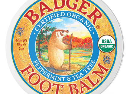 Badger - Organic Foot Balm - Peppermint & Tea Tree | 56 g