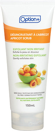 Option+ Gommage Abricot - Exfoliant Non Irritant | 150 ml