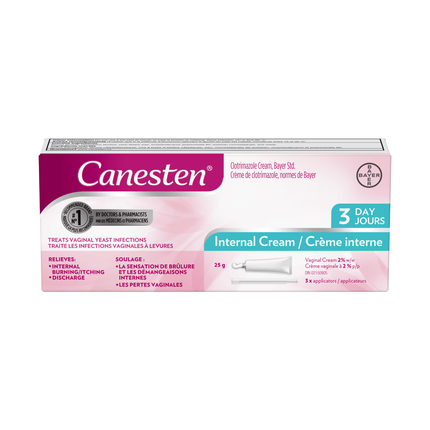 Canesten - Internal Vaginal Cream | 3 Day