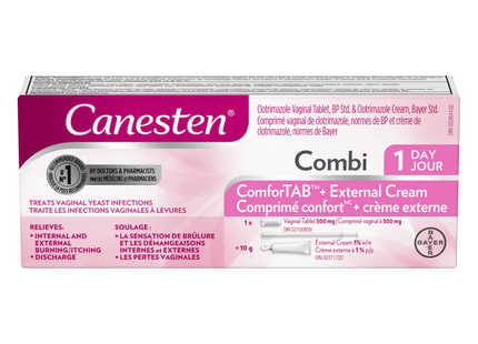 Canesten - Combi ComforTAB + External Vaginal Cream | 1 Day